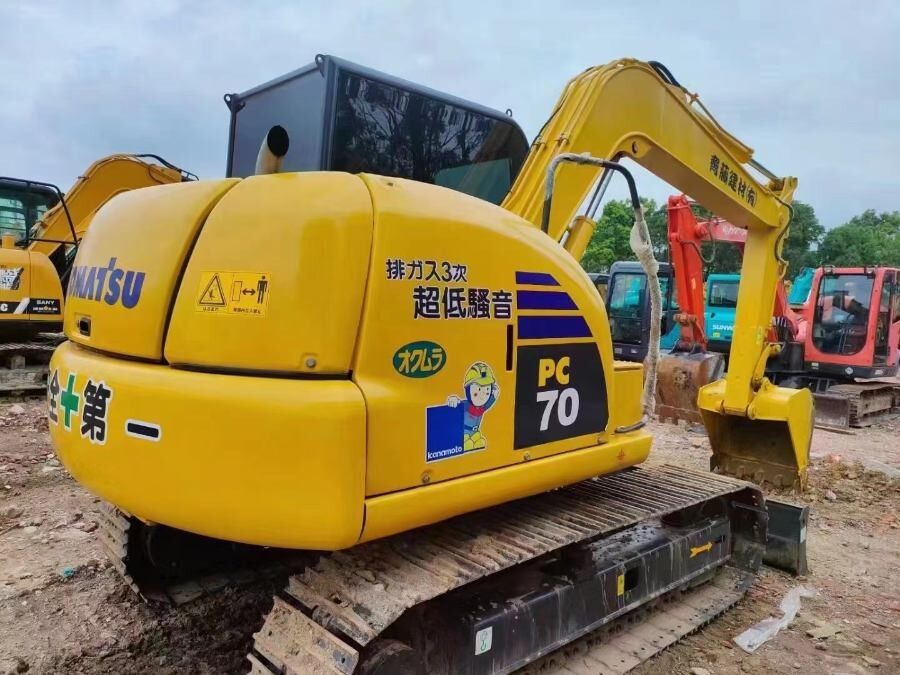 Japan Gebruikte Komatsu graafmachine te koop tweedehands PC70-8 Jindongyu Machinery