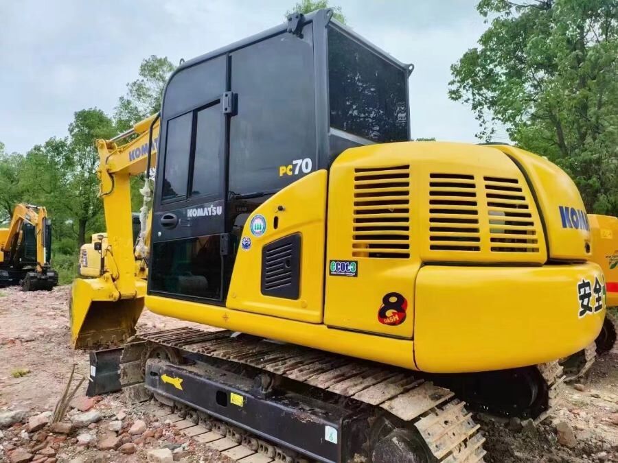 Japan Gebruikte Komatsu graafmachine te koop tweedehands PC70-8 Jindongyu Machinery