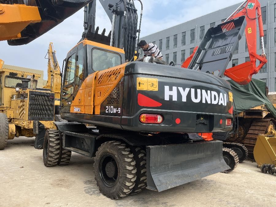 Korea Gebruikte Hyundai graafmachine te koop tweedehands R210w-9 21 Ton Jindongyu Machinery