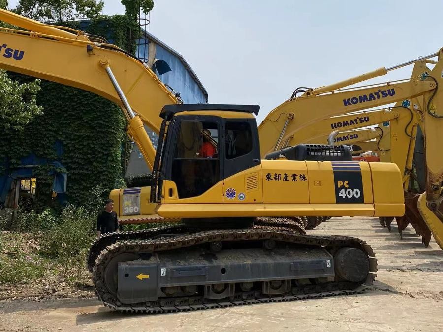 Japan Gebruikte Komatsu graafmachine te koop tweedehands PC400-7 Jindongyu Machinery
