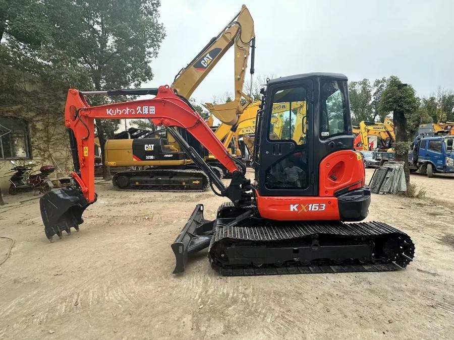 Kubota Kx163 Graafmachine van hoge kwaliteit Gebruikte graafmachine Kx165 Kx161 Mini Hydraulisch