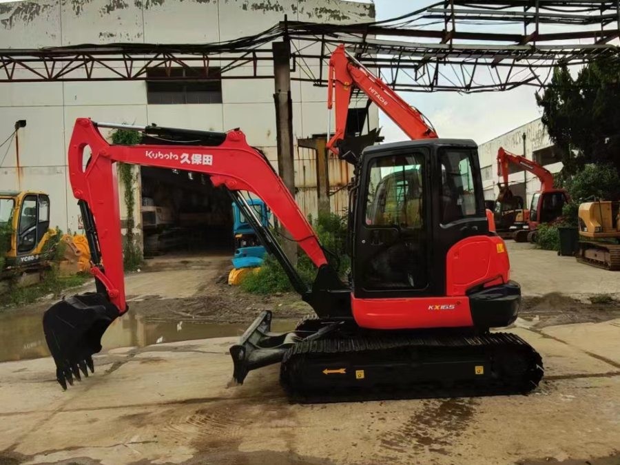 Japan Gebruikte Kubota graafmachine te koop tweedehands KX165 Jindongyu Machinery